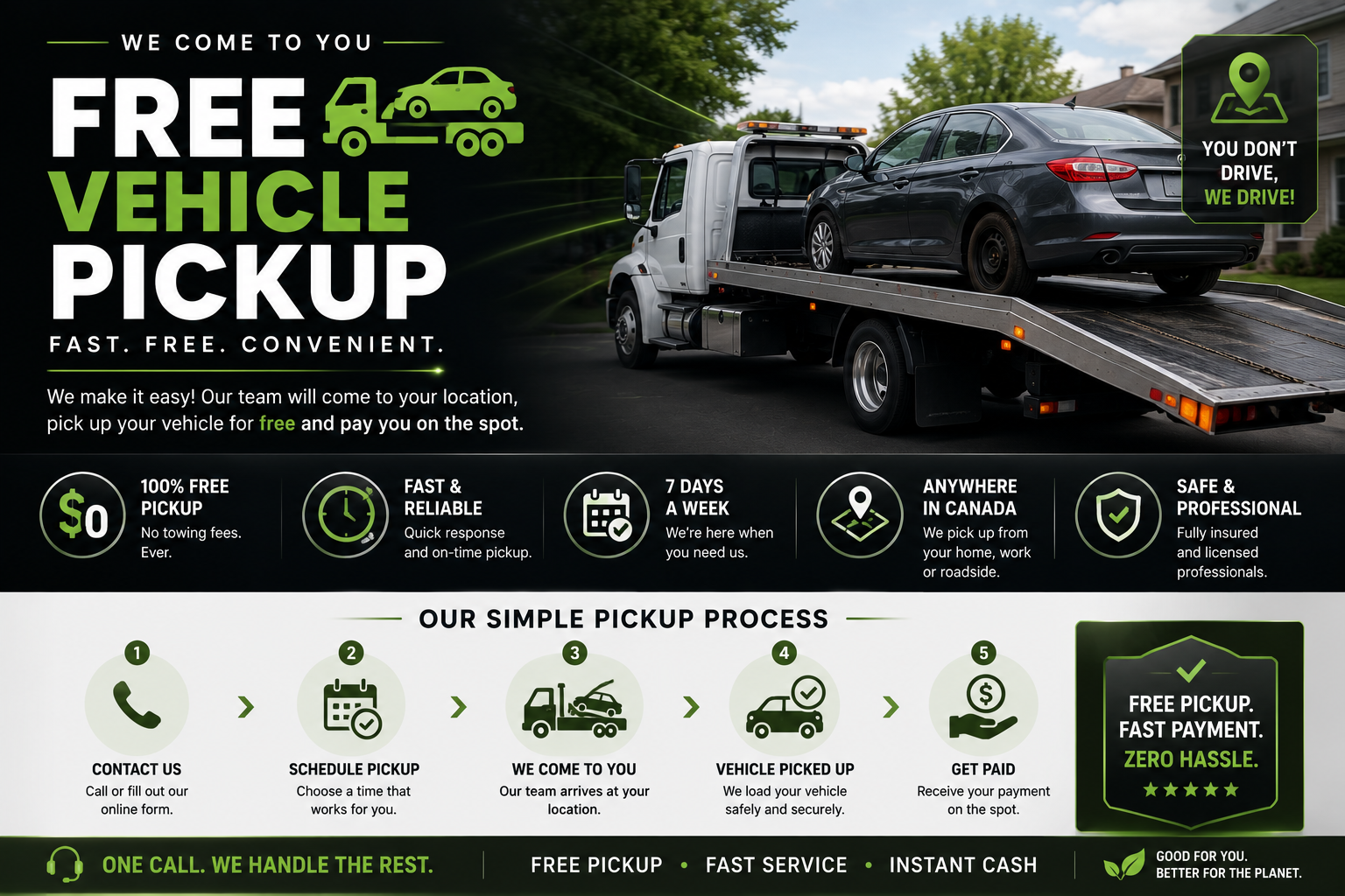 Free Vehicle Pickup